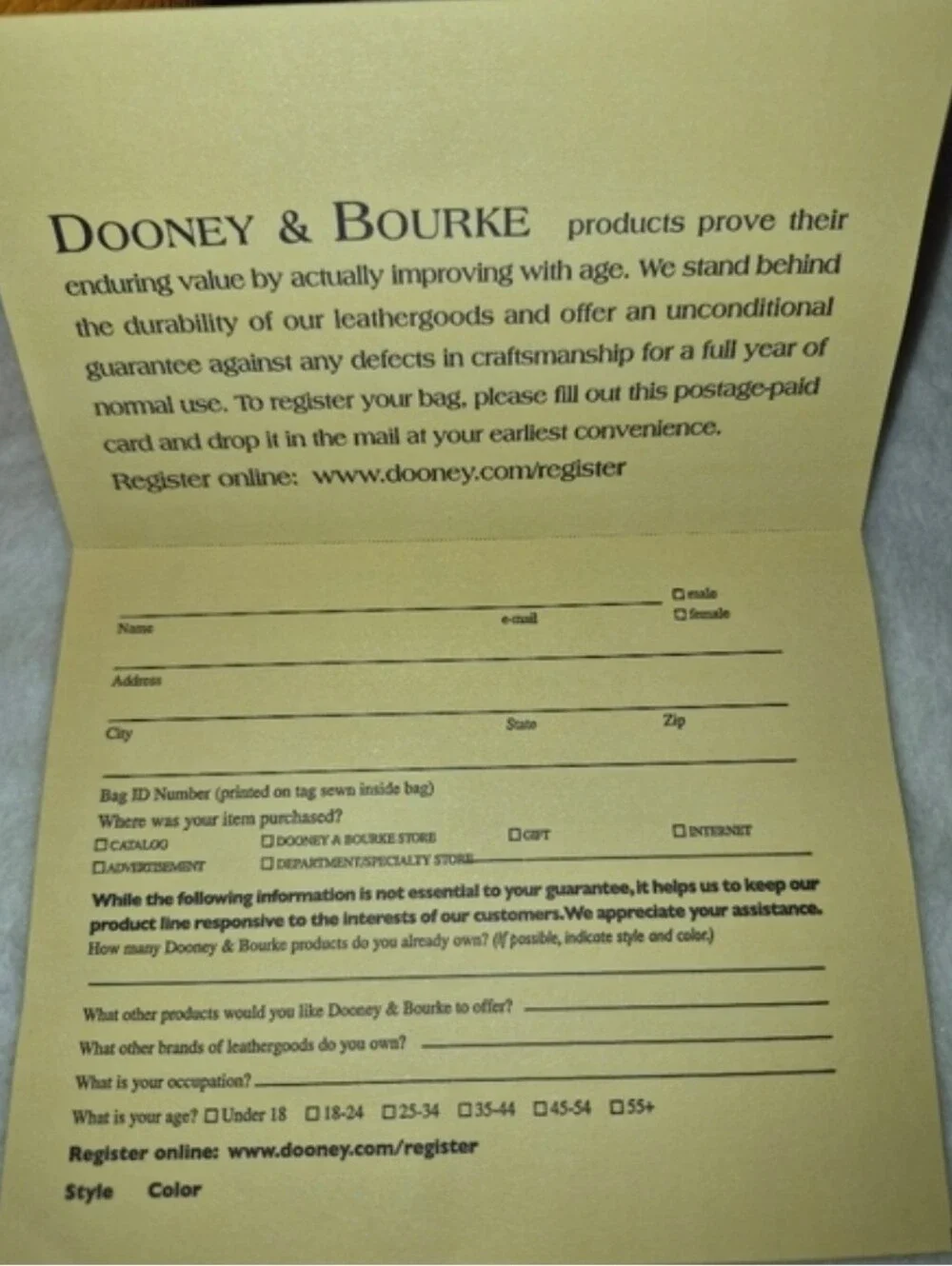 Dooney & Bourke Lexington Pebbled Leather Tote Mustard Yellow Shopper Bag